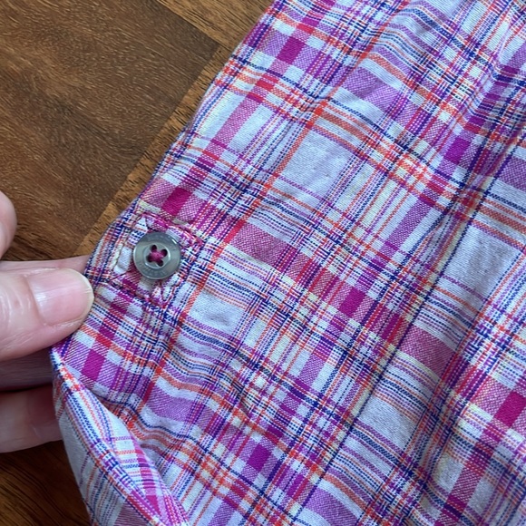 Like new Marmot plaid long sleeve top - Picture 4 of 14